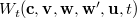 $W_ t(\mathbf{c},{\mathbf{v},\mathbf{w}},\mathbf{w}’,\mathbf{u},t)$