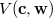 $V(\mathbf{c},\mathbf{w})$
